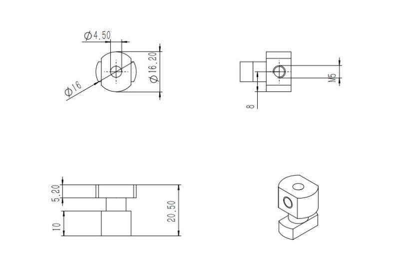 Conector de red 30 40 45